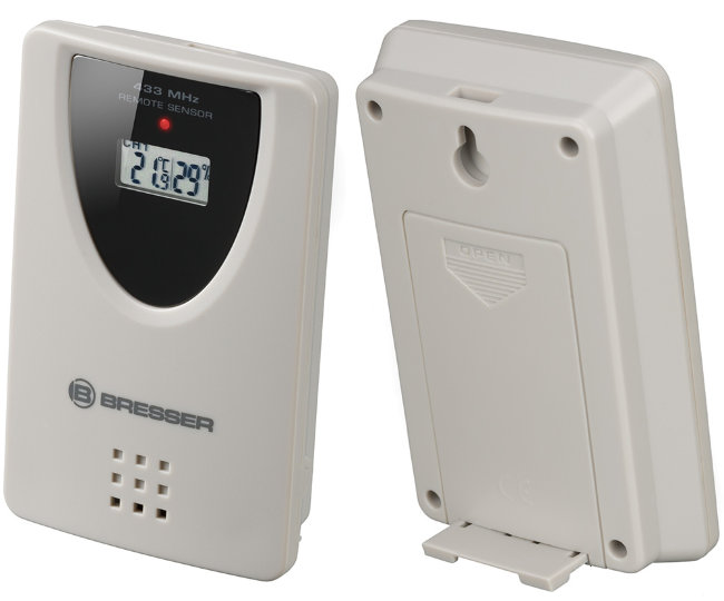 Метеостанция Bresser ClimaTemp WS с цветным дисплеем, черная Метеостанция Bresser ClimaTemp WS с цветным дисплеем, черная