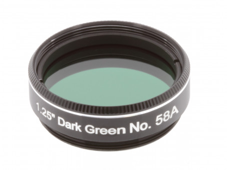 Фильтр Explore Scientific 1.25" Dark Green No.58A Фильтр Explore Scientific 1.25" Dark Green No.58A