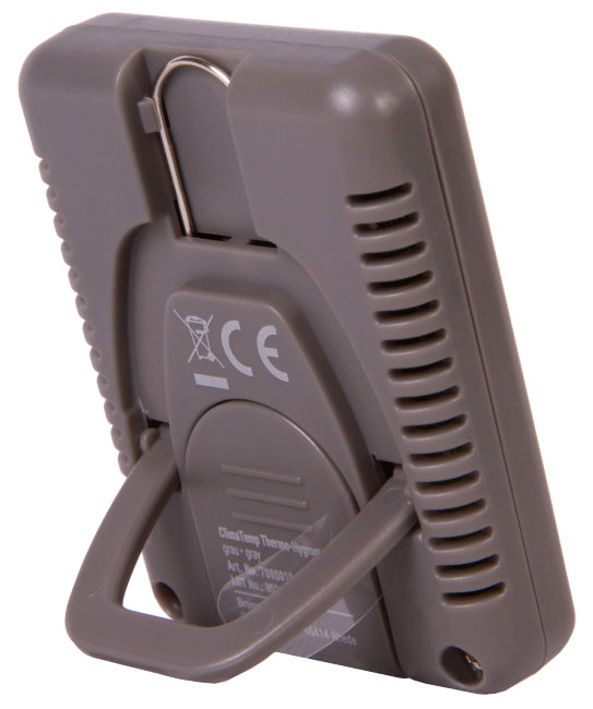 Гигрометр и термометр Bresser Temeo Hygro, набор 3 шт., серый