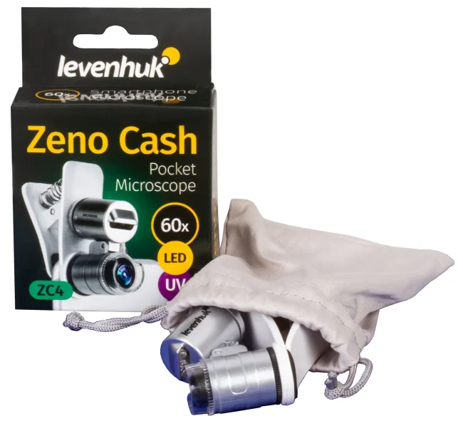 Микроскоп карманный для проверки денег Levenhuk Zeno Cash ZC4 Микроскоп карманный для проверки денег Levenhuk Zeno Cash ZC4