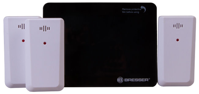 Метеостанция Bresser Thermo Hygro Quadro NLX с тремя датчиками