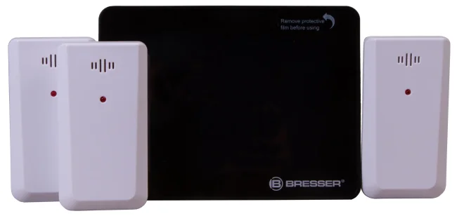 Метеостанция Bresser Thermo Hygro Quadro NLX с тремя датчиками