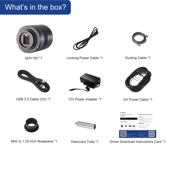 Астрономическая камера QHY183M Астрономическая камера QHY183M