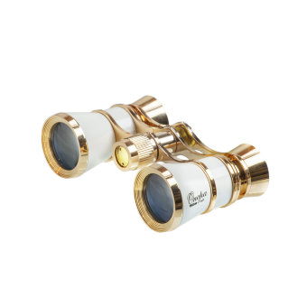 Бинокль театральный Veber Opera БГЦ 3x25 белый/золотой Бинокль театральный Veber Opera БГЦ 3x25 белый/золотой