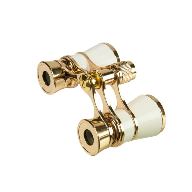 Бинокль театральный Veber Opera БГЦ 3x25 белый/золотой Бинокль театральный Veber Opera БГЦ 3x25 белый/золотой