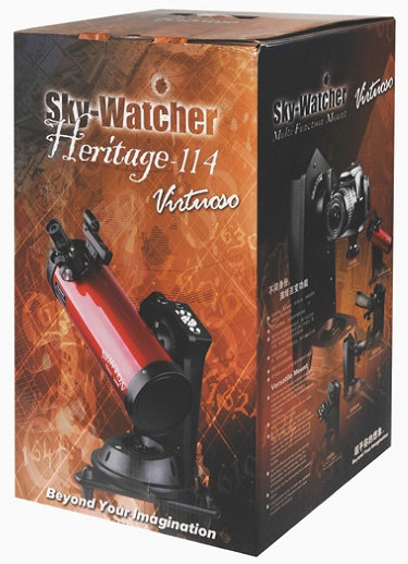 Телескоп Sky-Watcher Dob 114/500 Heritage Virtuoso GOTO, настольный Телескоп Sky-Watcher Dob 114/500 Heritage Virtuoso GOTO, настольный