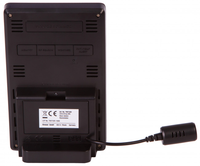 Метеостанция Bresser ClimaTemp WS с цветным дисплеем, в корпусе под дерево