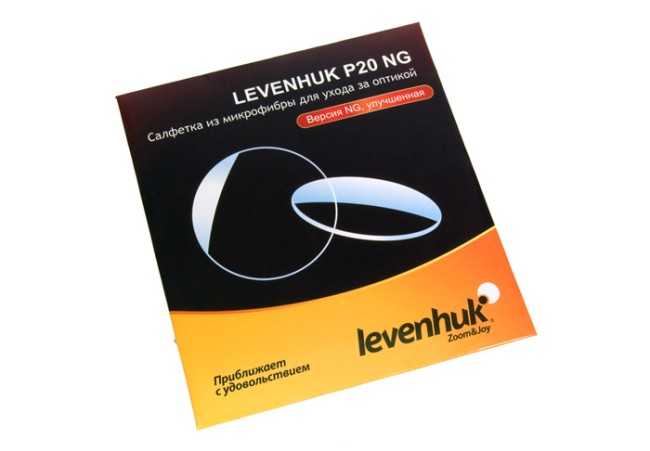 Салфетка для ухода за оптикой Levenhuk P20 NG 20x20 см Салфетка для ухода за оптикой Levenhuk P20 NG 20x20 см