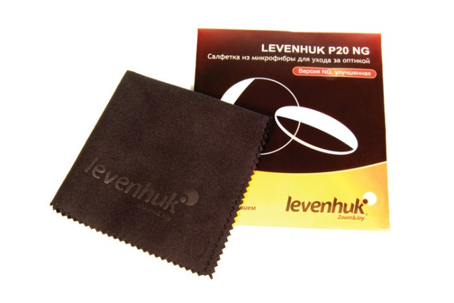 Салфетка для ухода за оптикой Levenhuk P20 NG 20x20 см Салфетка для ухода за оптикой Levenhuk P20 NG 20x20 см