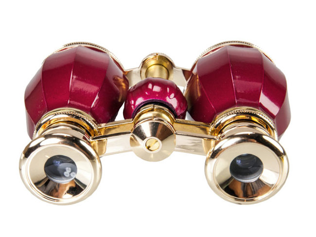 Бинокль театральный Veber Opera БГЦ 4x30 вишня/золотой Бинокль театральный Veber Opera БГЦ 4x30 вишня/золотой