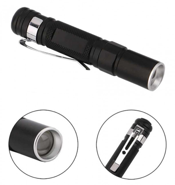 Фонарь светодиодный ручной (1 LED) с зумом Kromatech мизинчик