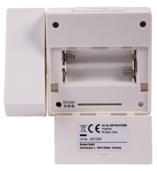 Часы цифровые Explore Scientific с проектором и термометром, белые Часы цифровые Explore Scientific с проектором и термометром, белые