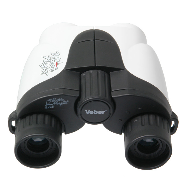 Бинокль Veber White Night 8x25 белый/черный Бинокль Veber White Night 8x25 белый/черный