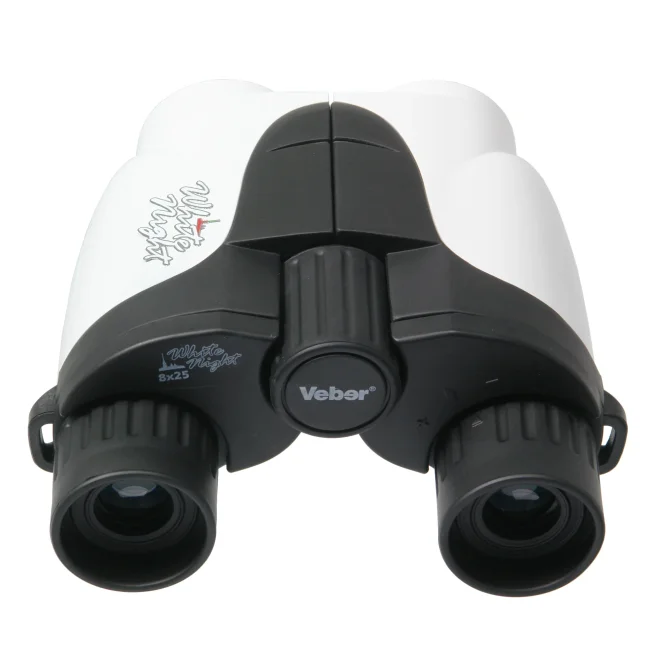 Бинокль Veber White Night 8x25 белый/черный Бинокль Veber White Night 8x25 белый/черный