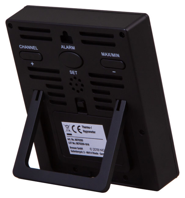 Метеостанция Bresser National Geographic с тремя датчиками, черная