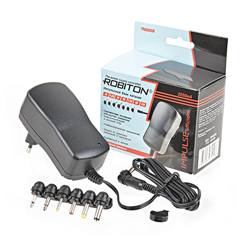 Блок питания импульсный Robiton TN2250S, 2250мА Блок питания импульсный Robiton TN2250S, 2250мА