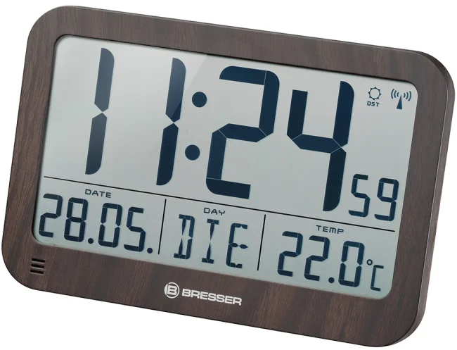 Часы настенные/настольные Bresser MyTime MC LCD в корпусе под дерево Часы настенные/настольные Bresser MyTime MC LCD в корпусе под дерево
