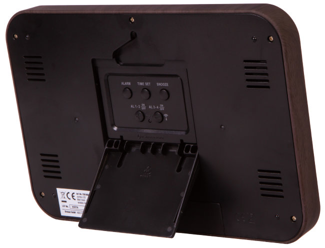 Часы настенные/настольные Bresser MyTime MC LCD в корпусе под дерево