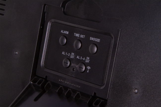 Часы настенные/настольные Bresser MyTime MC LCD в корпусе под дерево