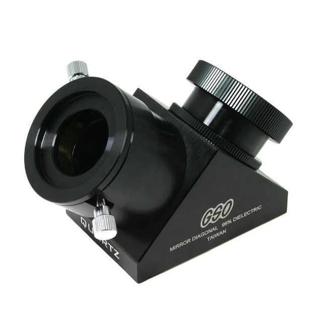 Диагональное кварцевое зеркало GSO 90° 2" для ШК с диэлектрическим покрытием