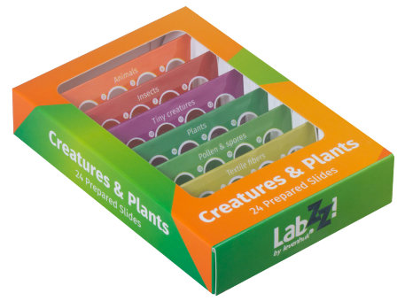 Набор микропрепаратов Levenhuk LabZZ CP24, существа и растения Набор микропрепаратов Levenhuk LabZZ CP24, существа и растения