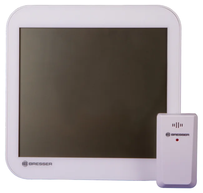 Часы настенные Bresser MyTime LCD, белые