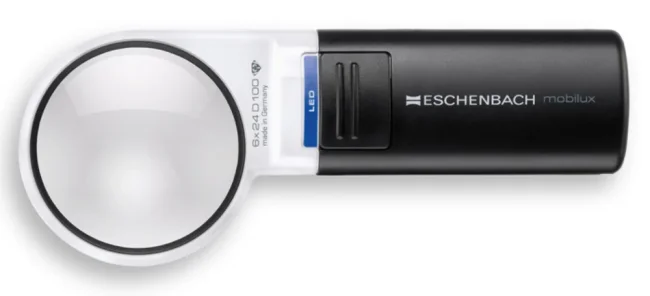 Лупа асферическая Eschenbach Mobilux LED 6x, 58 мм Лупа асферическая Eschenbach Mobilux LED 6x, 58 мм