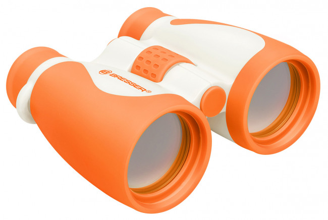 Бинокль детский Bresser Junior 4x40, оранжевый Бинокль детский Bresser Junior 4x40, оранжевый