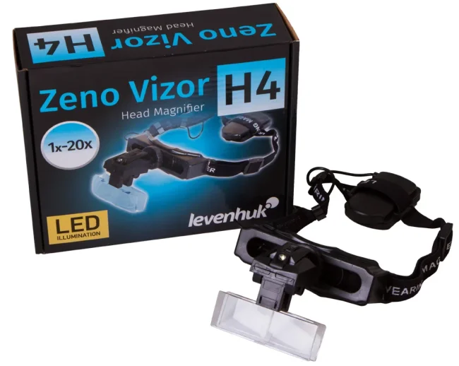 Лупа налобная Levenhuk Zeno Vizor H4 Лупа налобная Levenhuk Zeno Vizor H4
