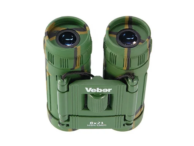 Бинокль Veber Sport БН 8x21 камуфлированный