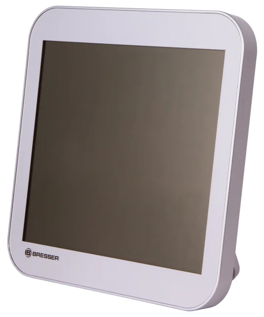 Часы настенные Bresser MyTime LCD, серебристые