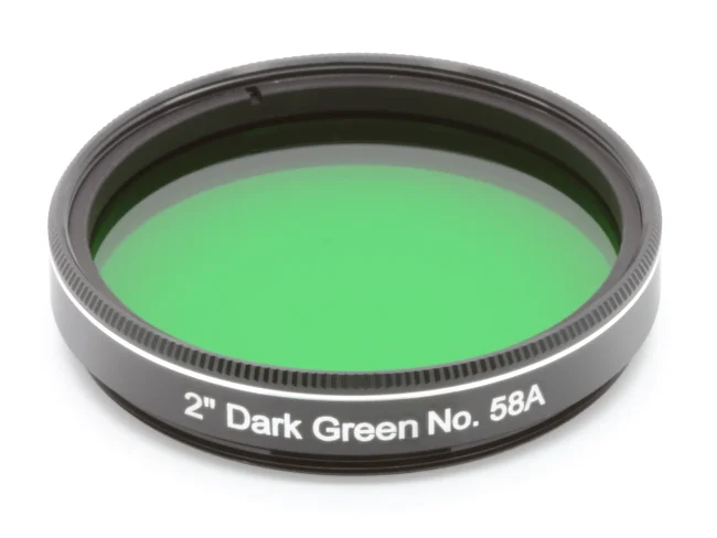 Фильтр Explore Scientific 2" Dark Green No.58A Фильтр Explore Scientific 2" Dark Green No.58A