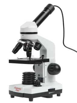 Микроскоп школьный Эврика 40х-1600х (вар. 2) с видеоокуляром