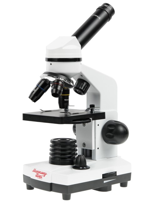 Микроскоп школьный Эврика 40х-1600х (вар. 2) с видеоокуляром