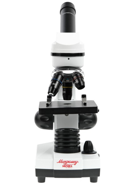 Микроскоп школьный Эврика 40х-1600х (вар. 2) с видеоокуляром