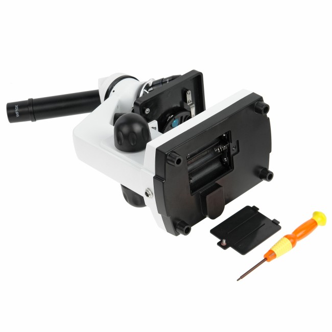 Микроскоп школьный Эврика 40х-1600х (вар. 2) с видеоокуляром