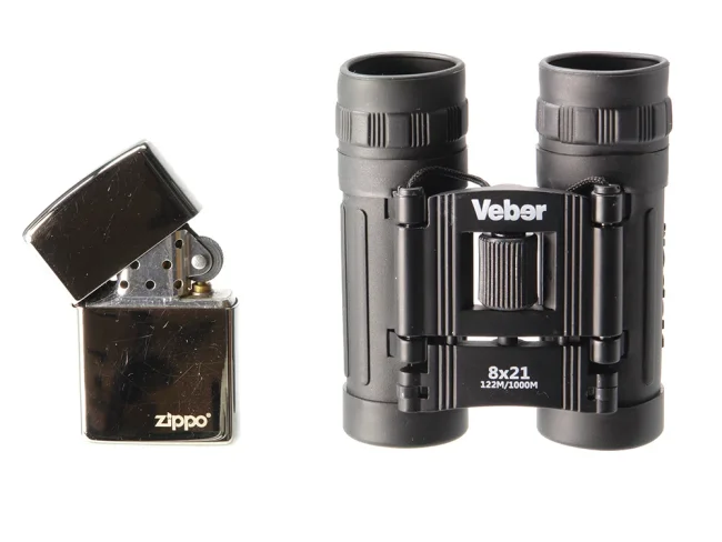 Бинокль Veber Sport БН 8x21 черный Бинокль Veber Sport БН 8x21 черный