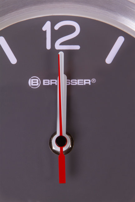 Часы Bresser MyTime Thermo/Hygro Bath, водонепроницаемые, серые