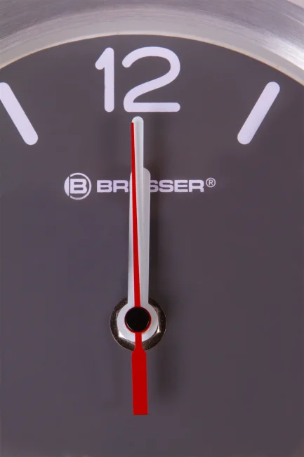 Часы Bresser MyTime Thermo/Hygro Bath, водонепроницаемые, серые