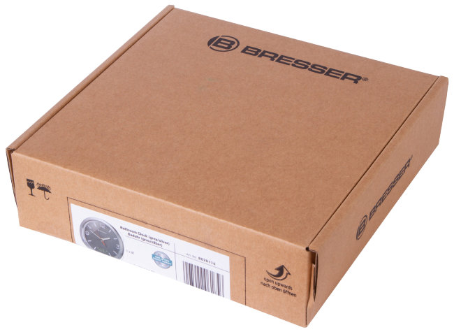 Часы Bresser MyTime Thermo/Hygro Bath, водонепроницаемые, серые