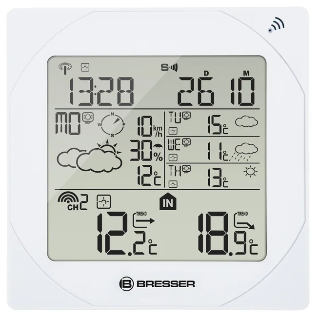 Метеостанция Bresser 4CAST MSW, белая
