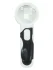 Лупа ручная круглая 10x-50мм для чтения с подсветкой (2 LED) Kromatech 77350B