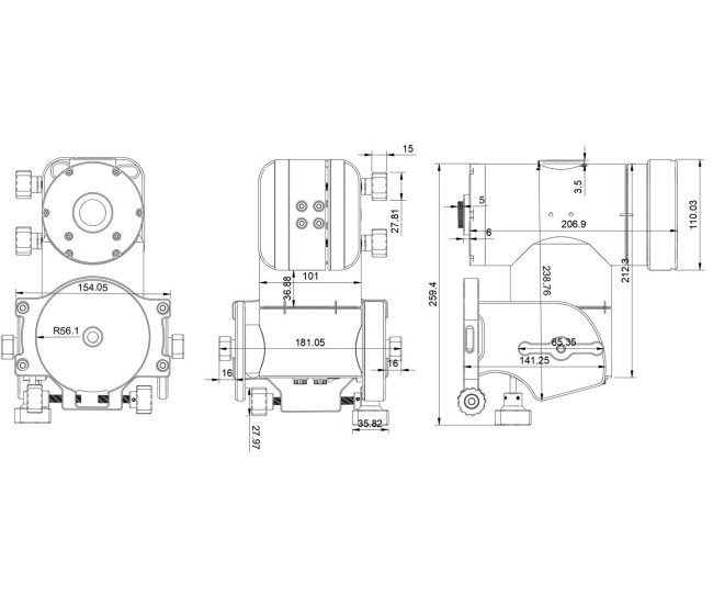Монтировка Pegasus Astro NYX-101 Harmonic Gear Mount