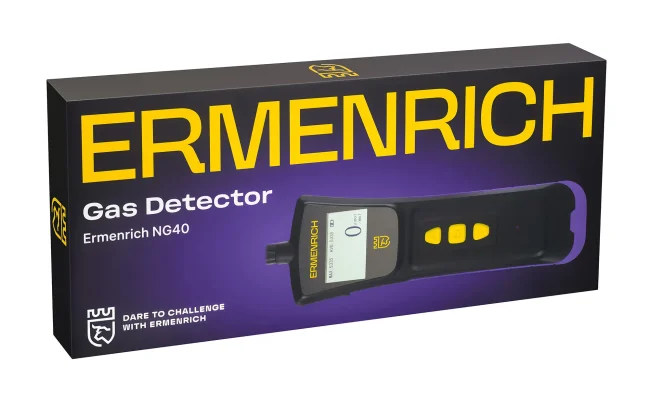 Детектор газа Ermenrich NG40, фиолетовый Детектор газа Ermenrich NG40, фиолетовый