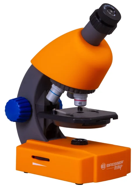 Микроскоп Bresser Junior 40–640x с набором для опытов, в кейсе