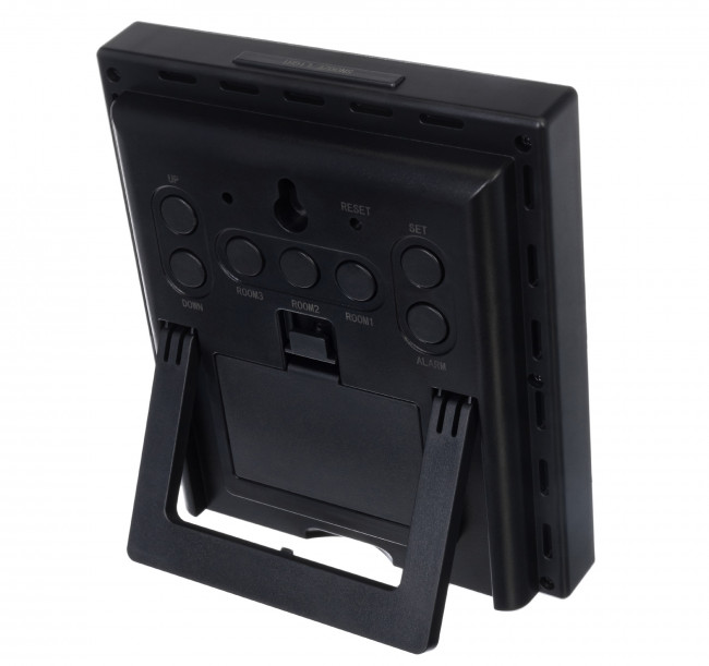 Метеостанция Bresser Temeo Hygro Quadro Prestige с тремя датчиками, черная Метеостанция Bresser Temeo Hygro Quadro Prestige с тремя датчиками, черная