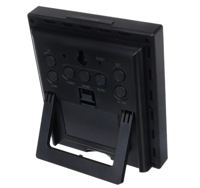 Метеостанция Bresser Temeo Hygro Quadro Prestige с тремя датчиками, черная