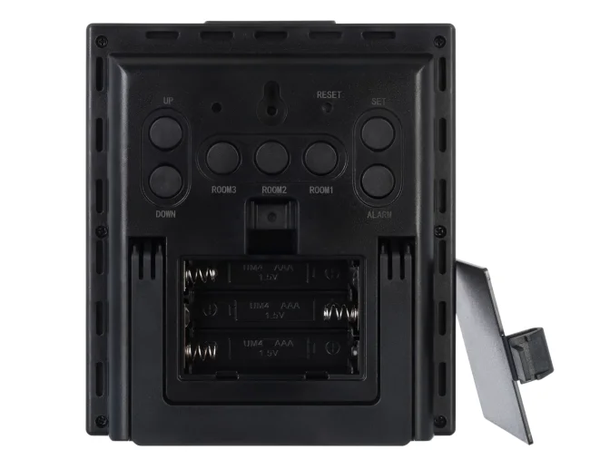Метеостанция Bresser Temeo Hygro Quadro Prestige с тремя датчиками, черная