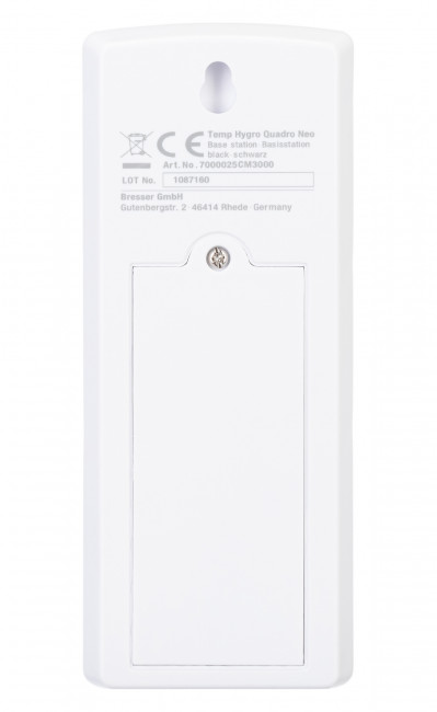 Метеостанция Bresser Temeo Hygro Quadro Prestige с тремя датчиками, черная Метеостанция Bresser Temeo Hygro Quadro Prestige с тремя датчиками, черная