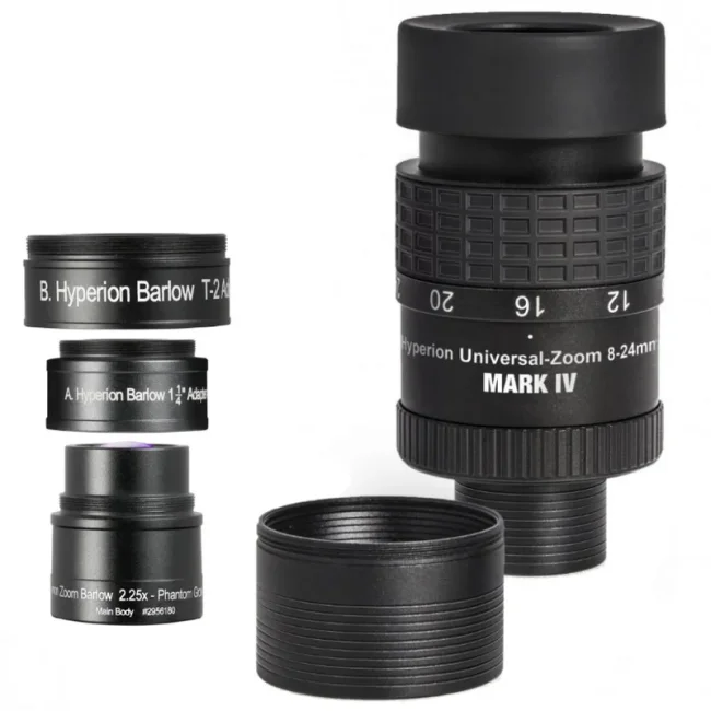 Окуляр Baader Hyperion Mark IV Zoom Deluxe - 3.5-24mm, 1.25" и 2"
